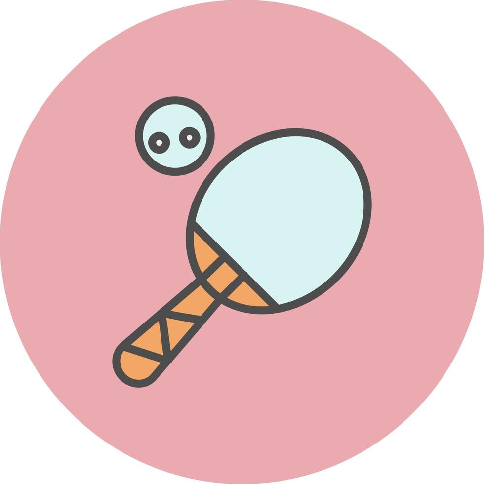 Ping Pong Vector Icon