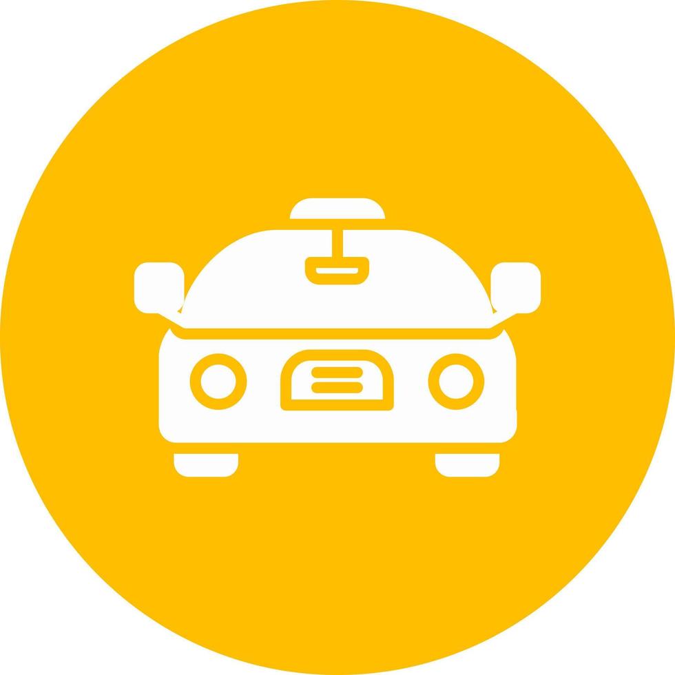 icono de vector de taxi