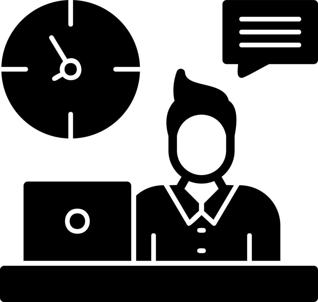 Overwork Vector Icon Design