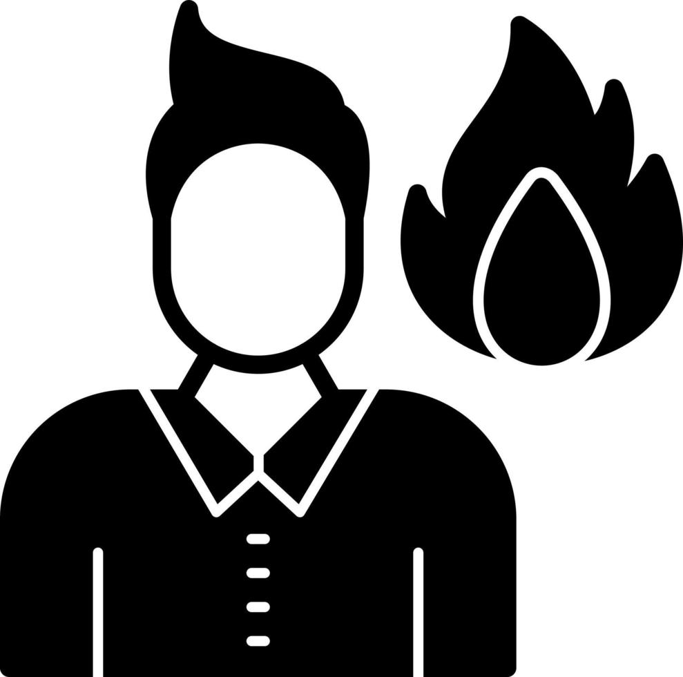 Burnout Vector Icon Design