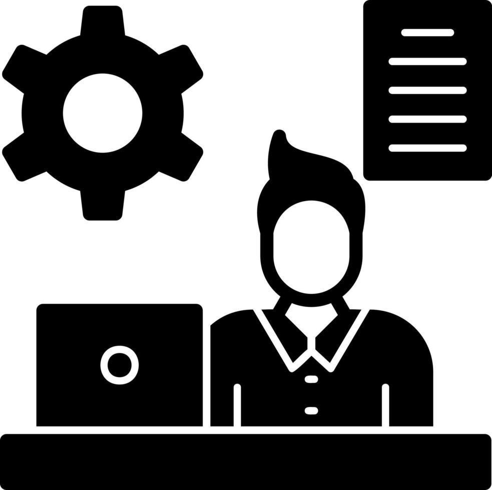 Multitasking Vector Icon Design