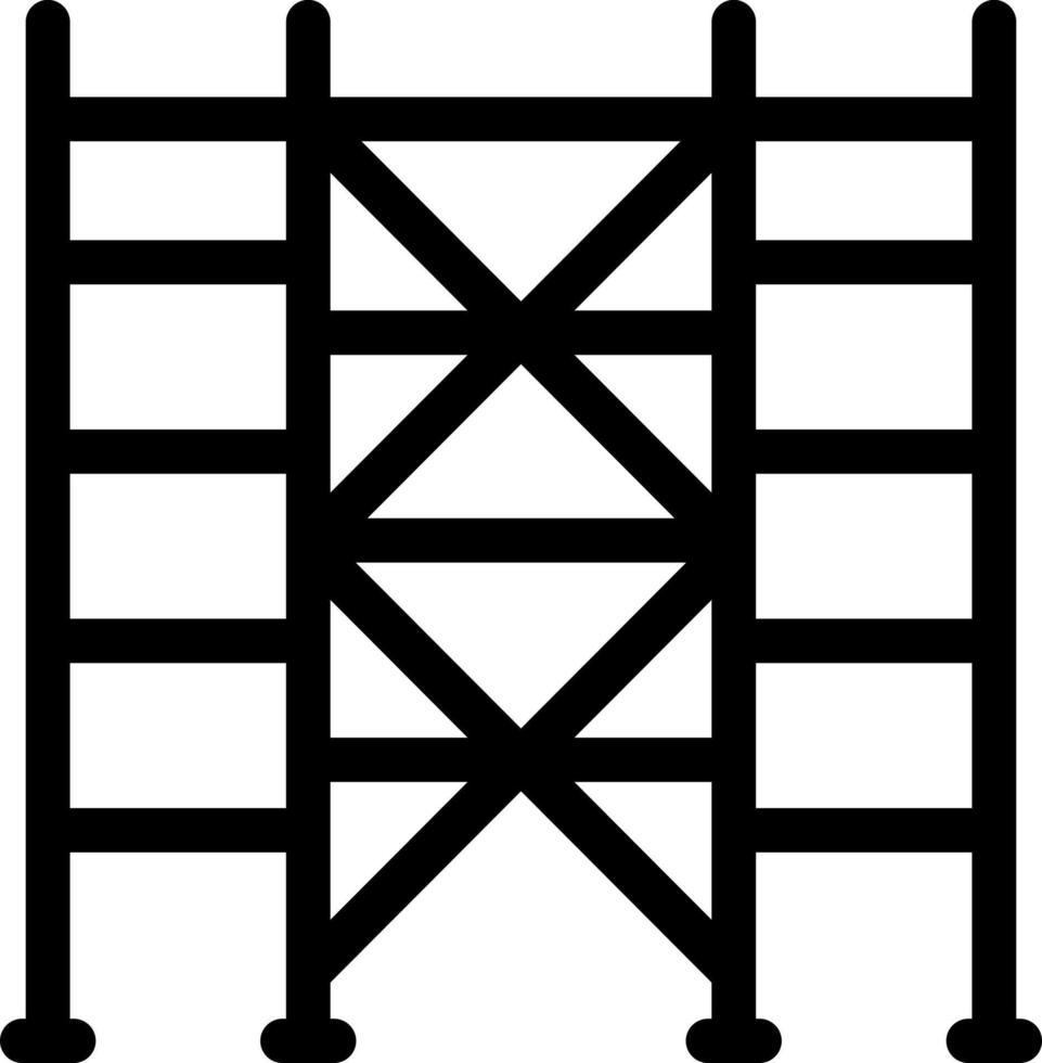 Scaffolding Vector Icon Design