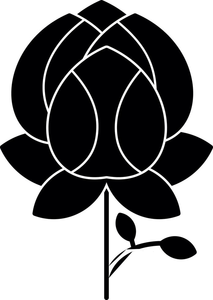 Peony Vector Icon Design