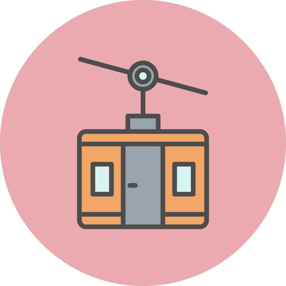 Cable Car Vector Icon