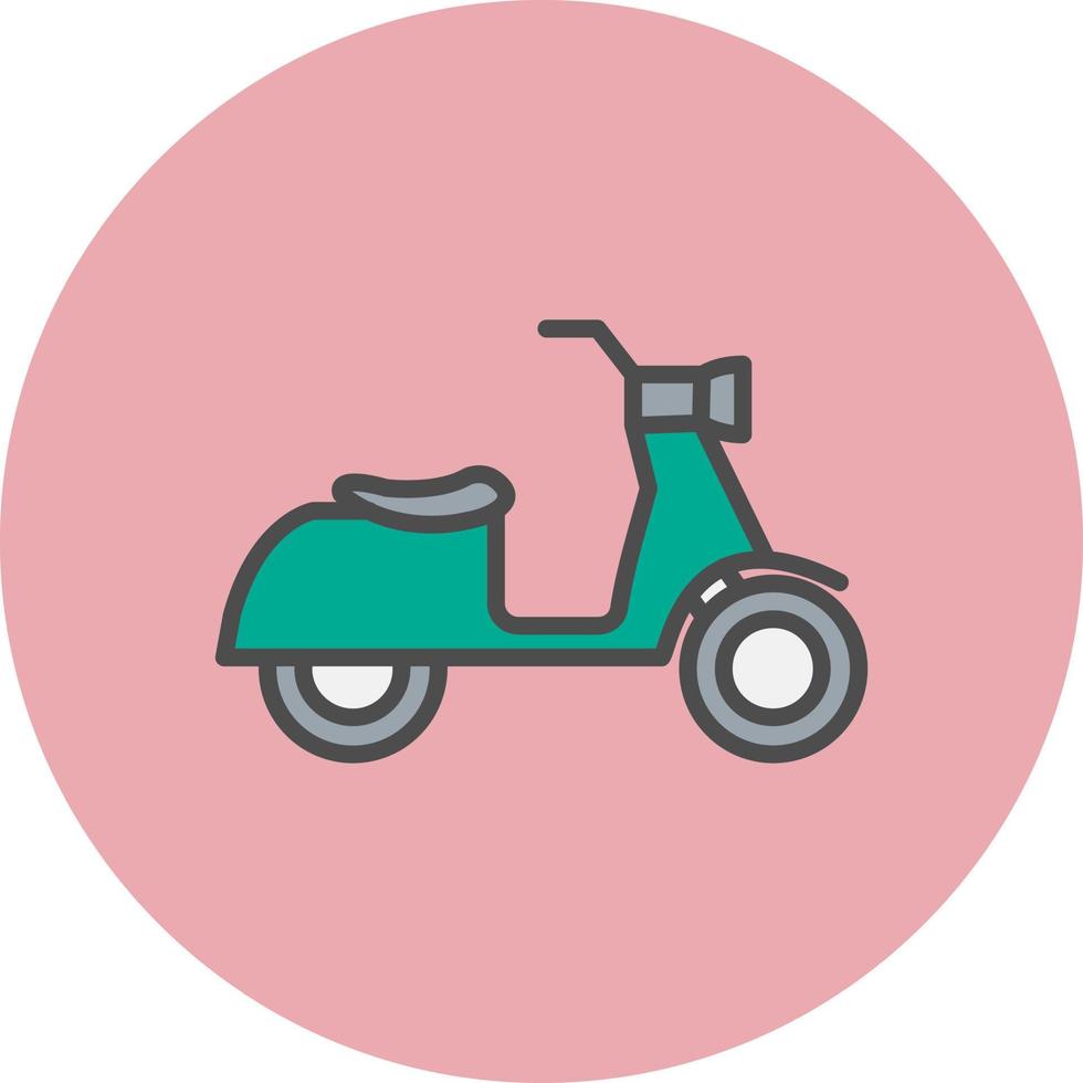 icono de vector de scooter