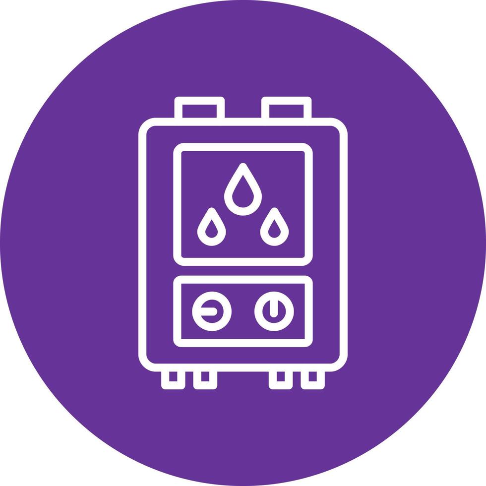 Water Boiler Vector Icon