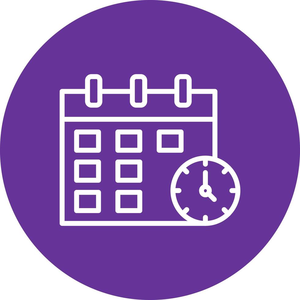 Period Time Vector Icon