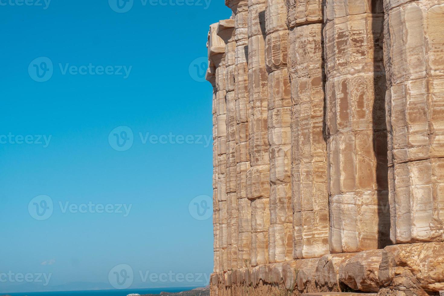 ancient Greek columns photo