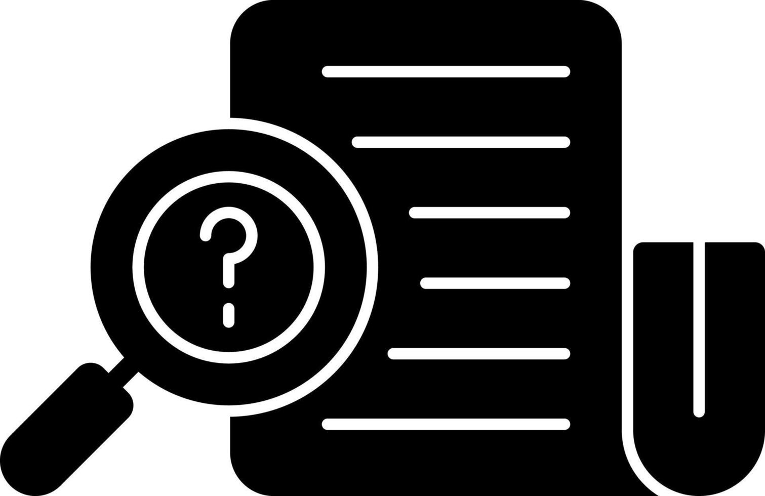 Interrogation Vector Icon Design