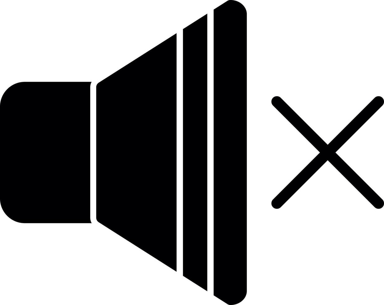 Mute Vector Icon Design