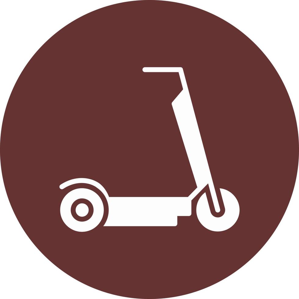 Kick Scooter Vector Icon