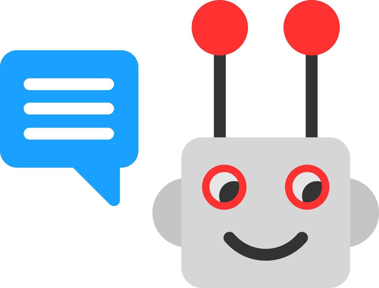 Chatbot Vector Icon Design