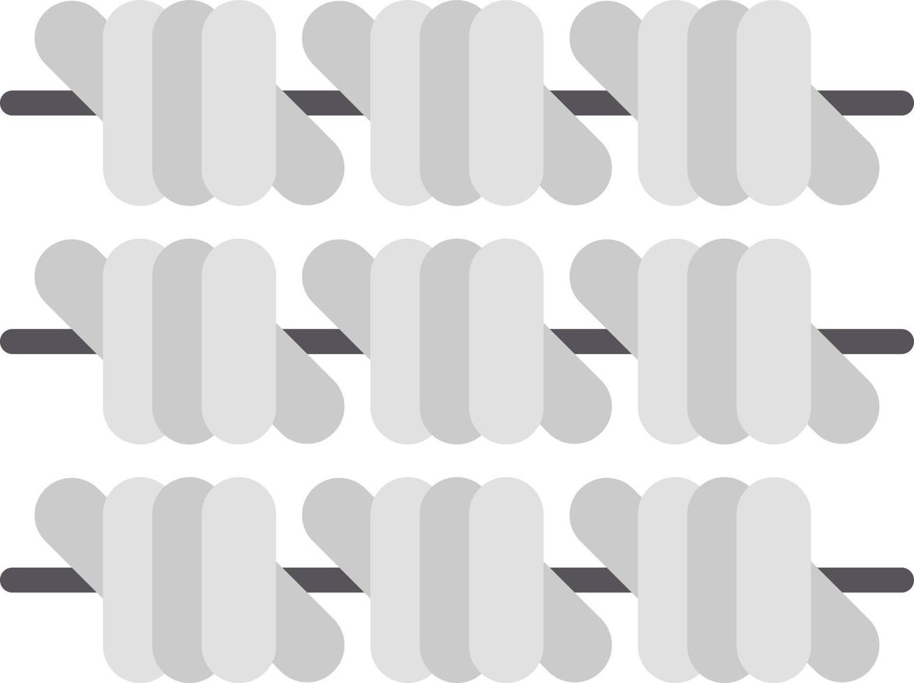Barbed Wire Vector Icon Design