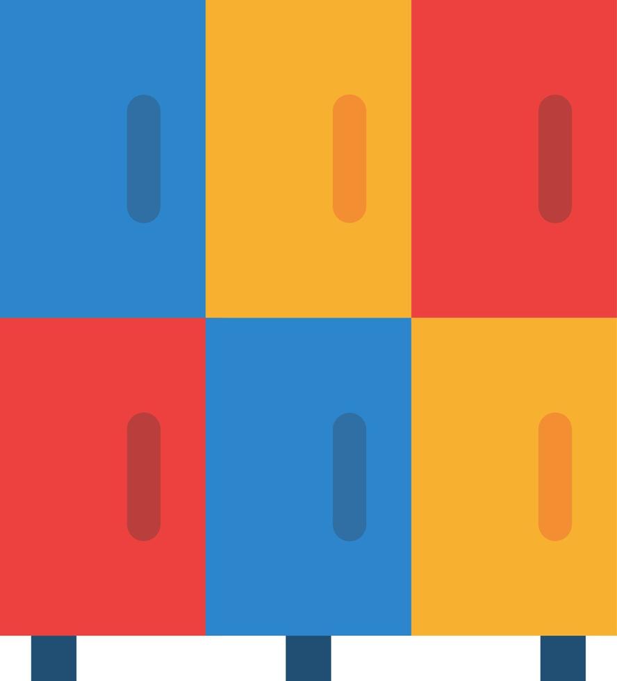 Locker Vector Icon Design