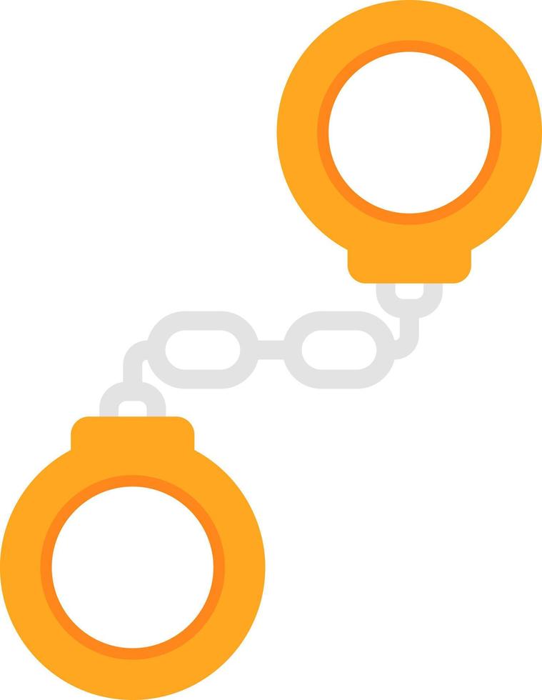Handcuffs Vector Icon Design
