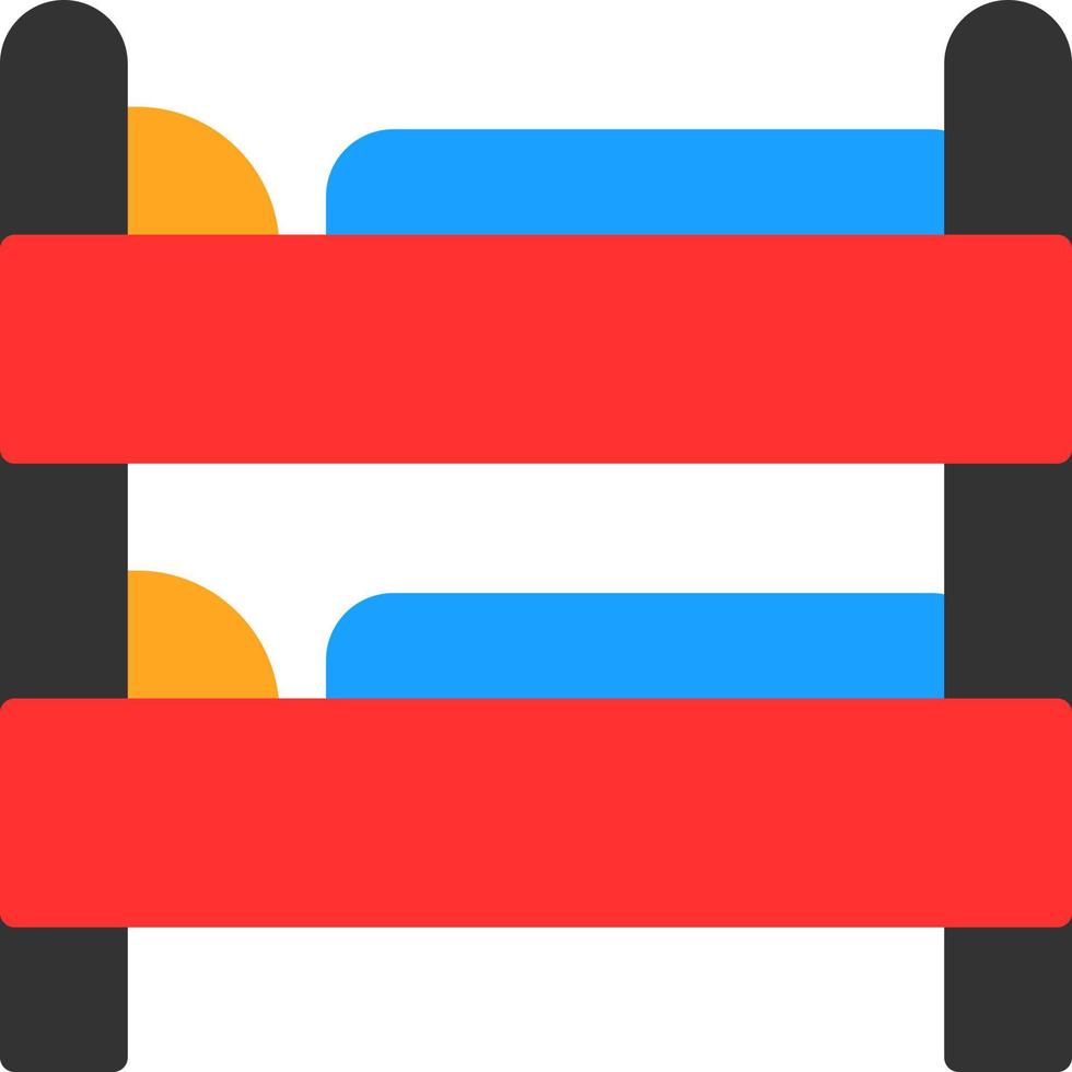 Bunk Bed Vector Icon Design