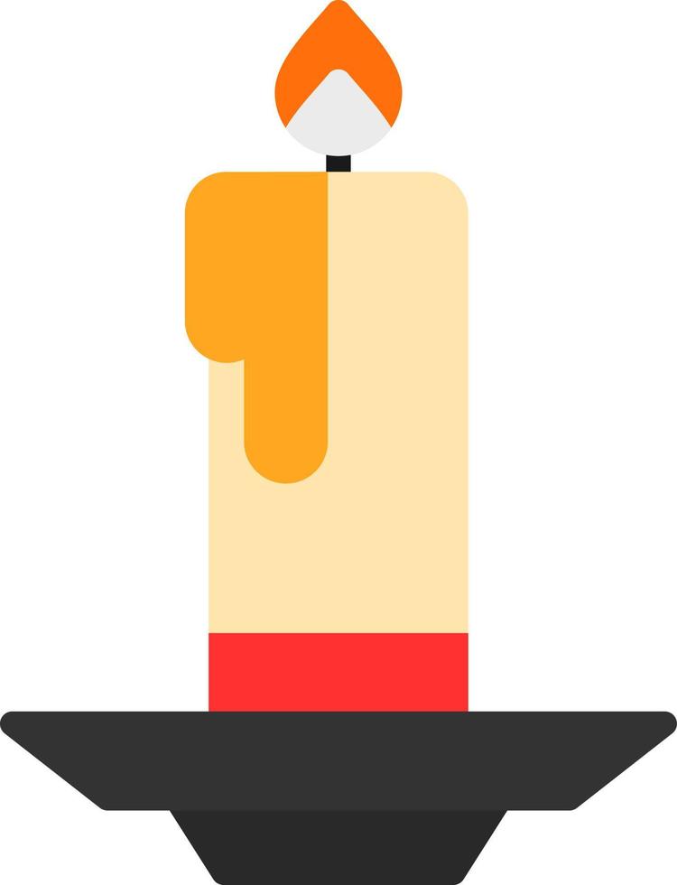 Candle Vector Icon Design