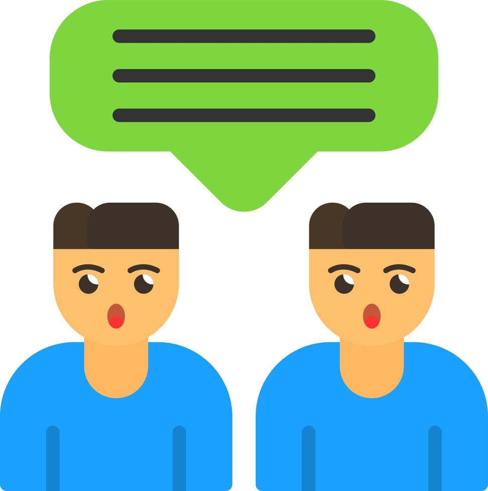 Talk Vector Icon Design