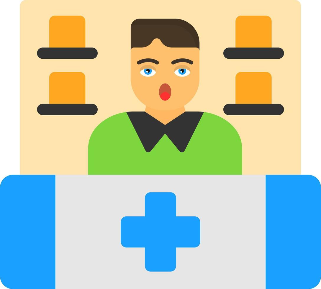 diseño de icono de vector de farmacéutico