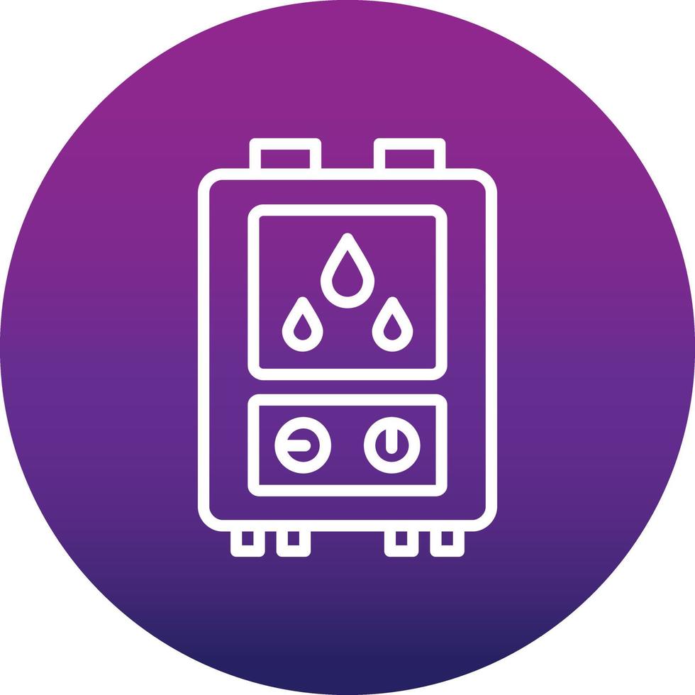 Water Boiler Vector Icon