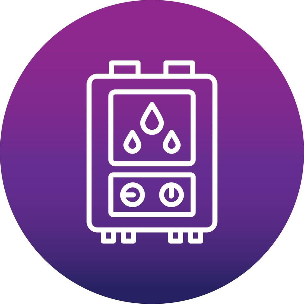 Water Boiler Vector Icon