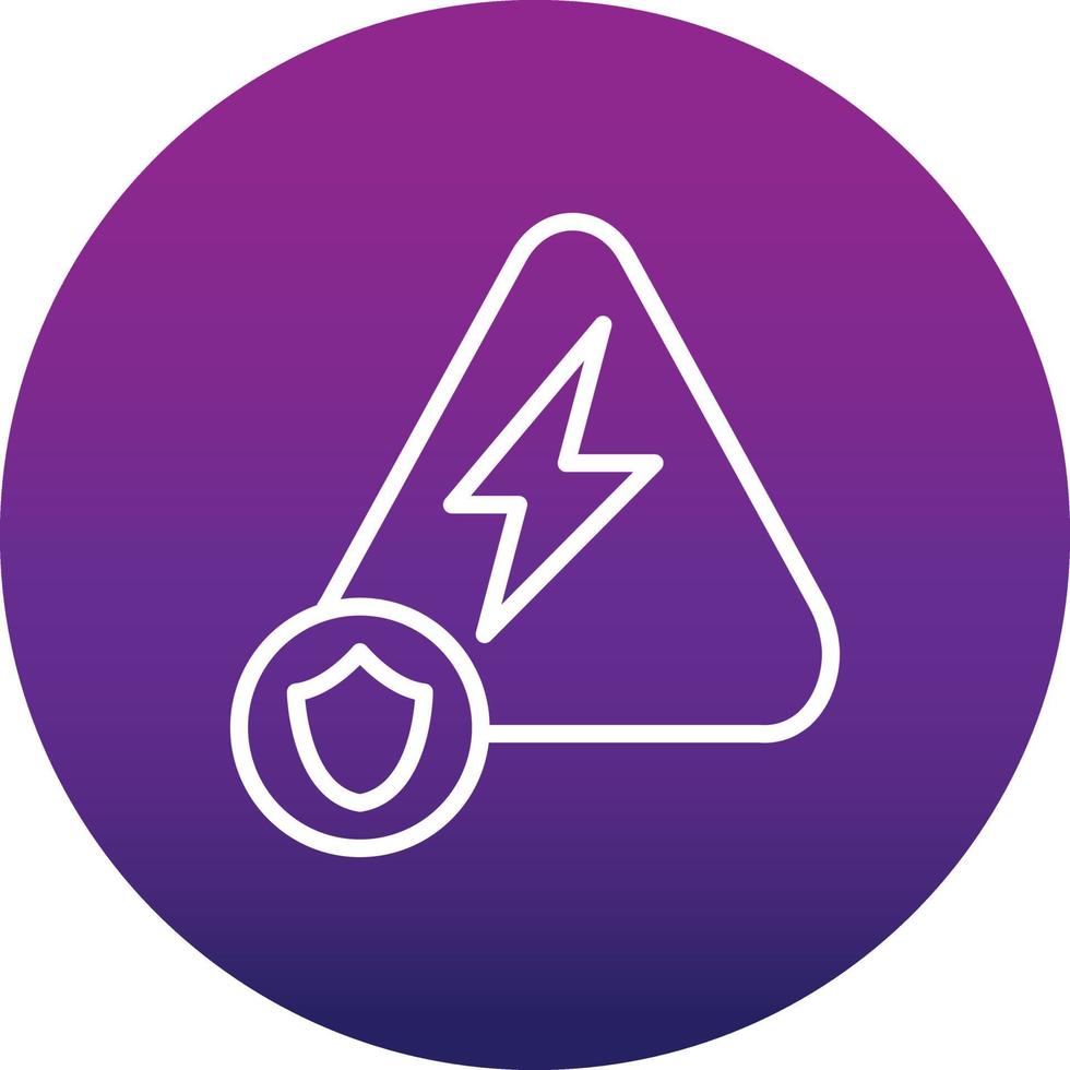 icono de vector de seguro eléctrico 16495099 Vector en Vecteezy