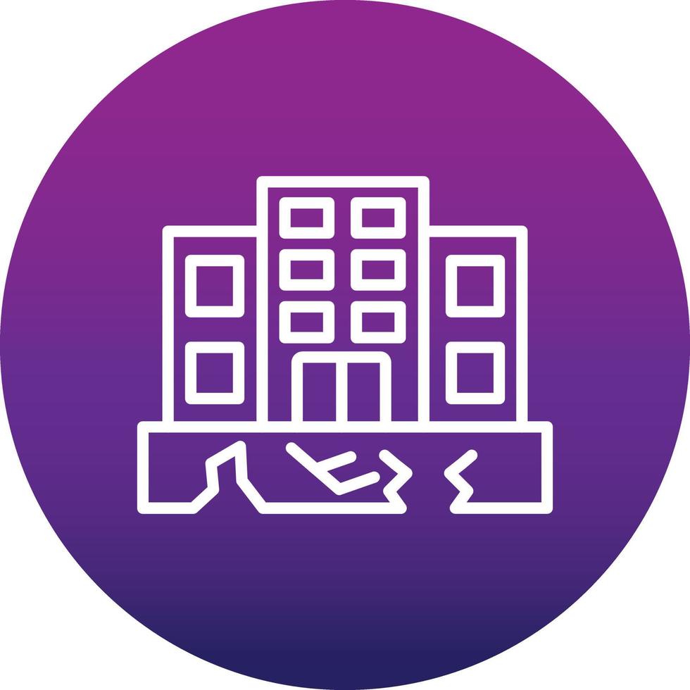 Earthquake Vector Icon