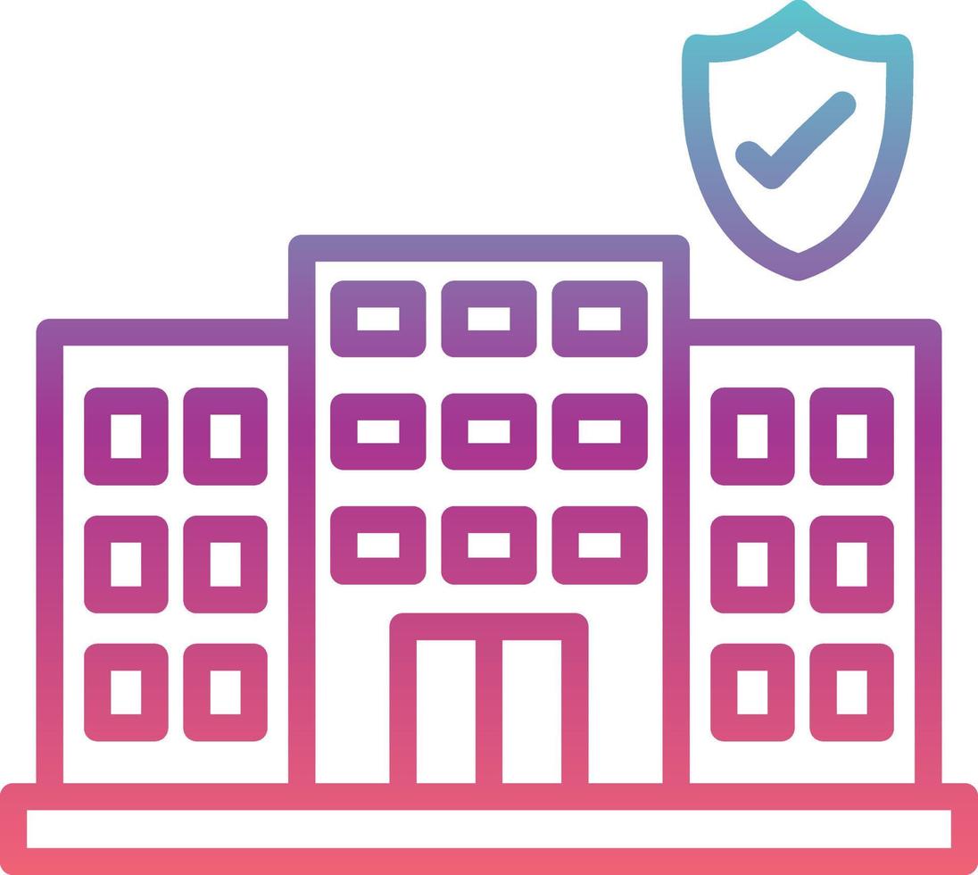 Building Insurance Vector Icon