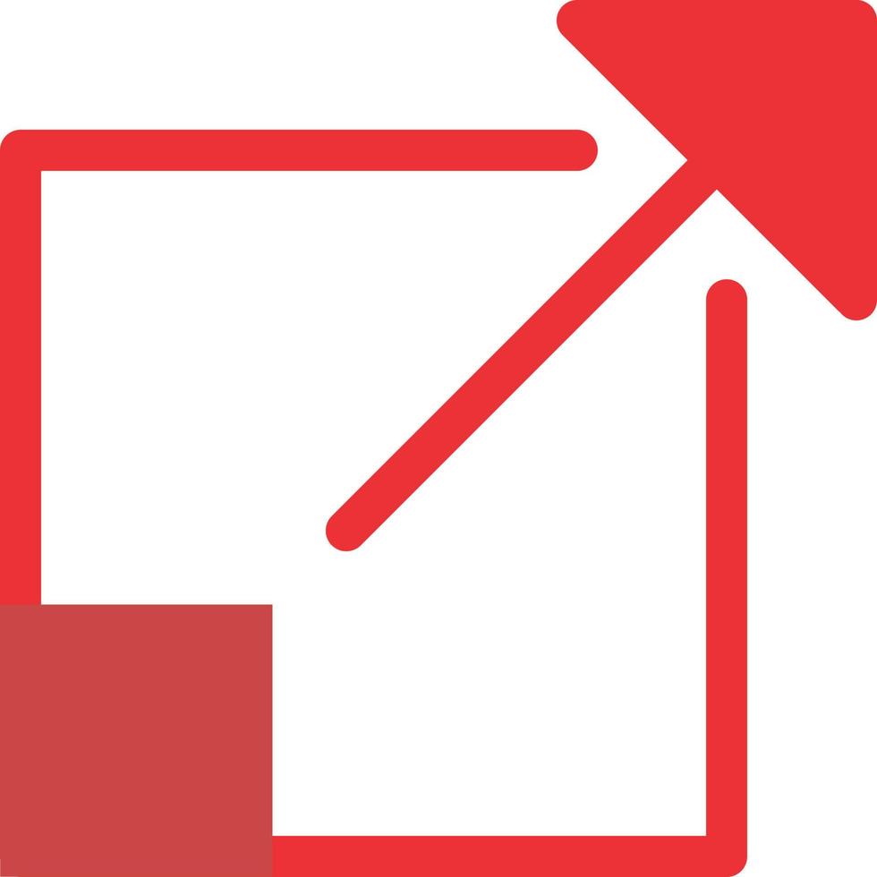 Resize Vector Icon Design