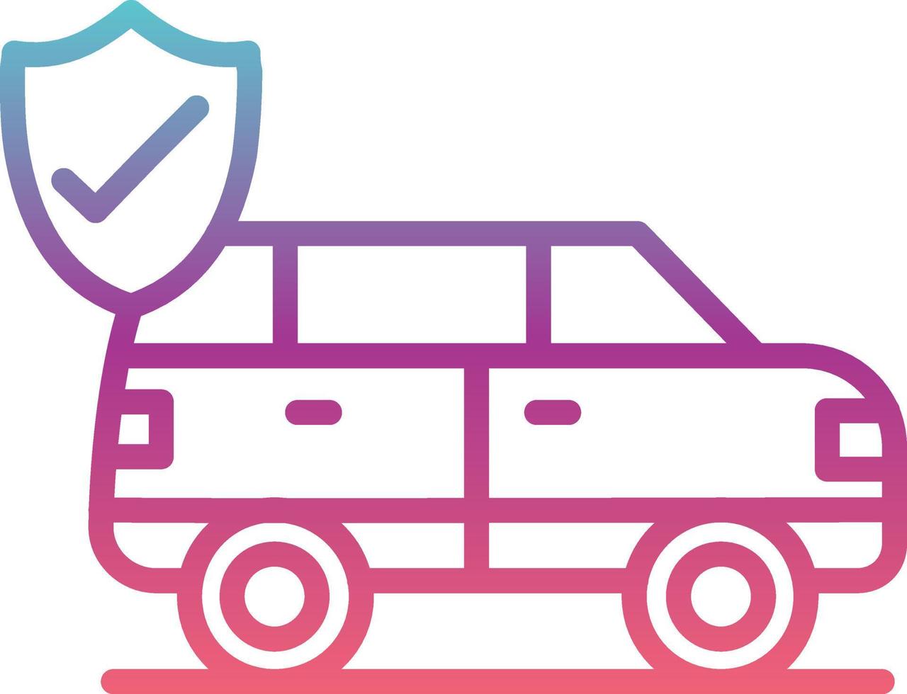 Car Insurance Vector Icon