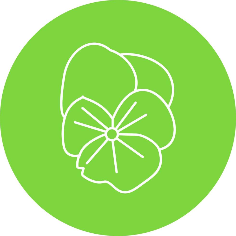 Pansy Vector Icon Design