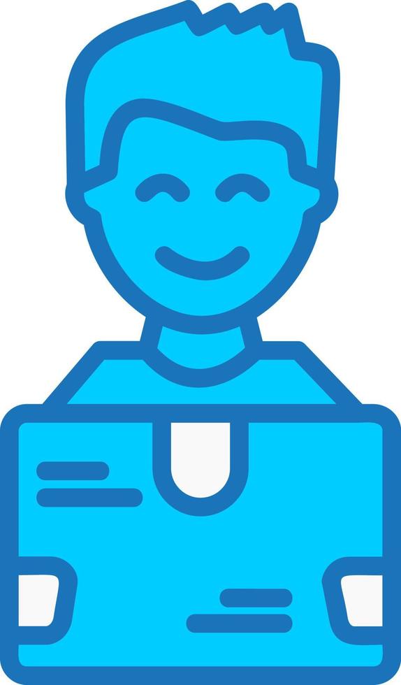 Delivery Man Vector Icon