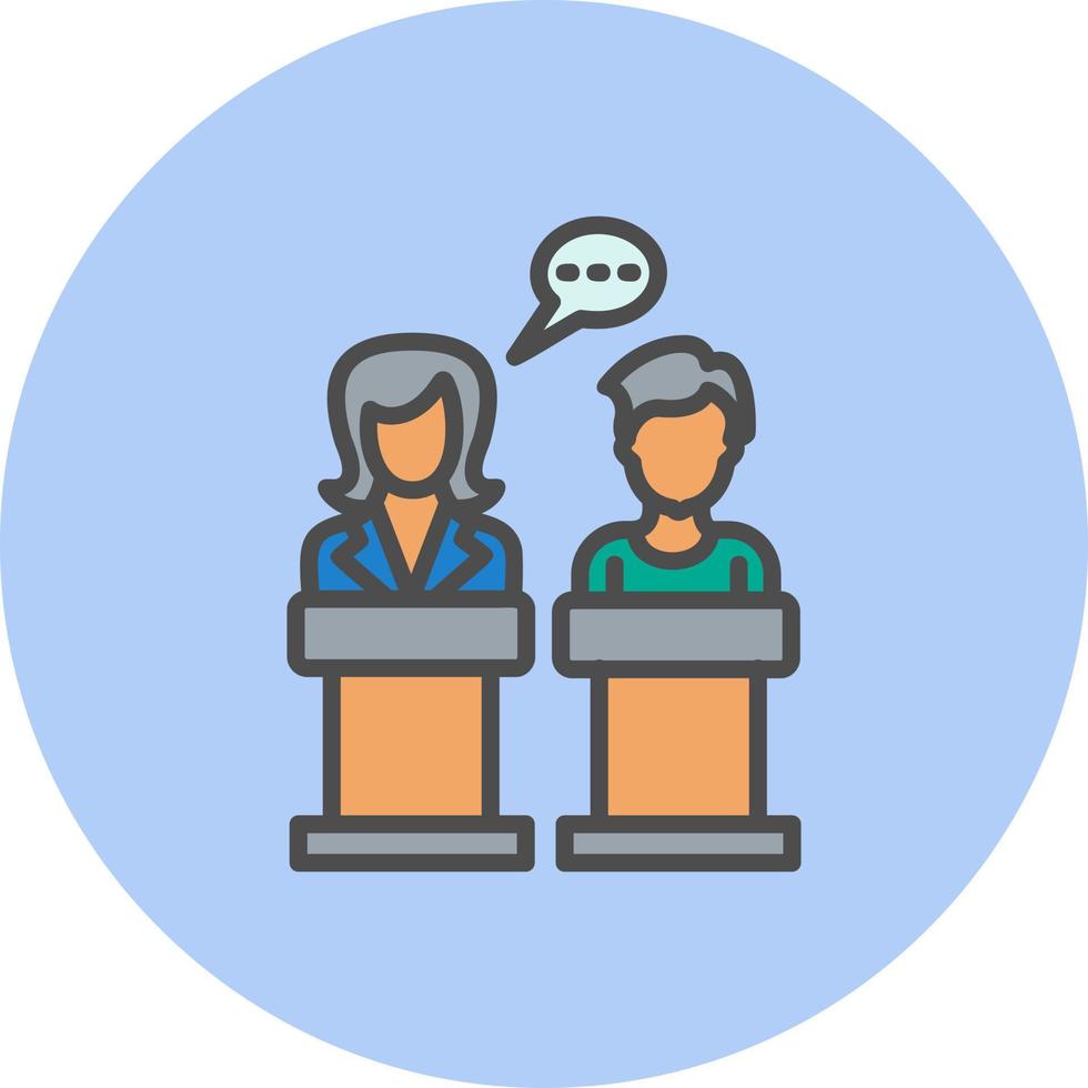 Debate Vector Icon 16495474 Vector Art at Vecteezy