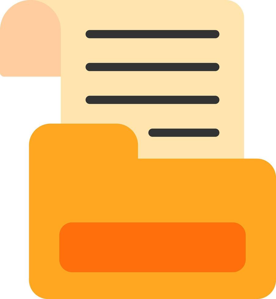 Dossier Vector Icon Design