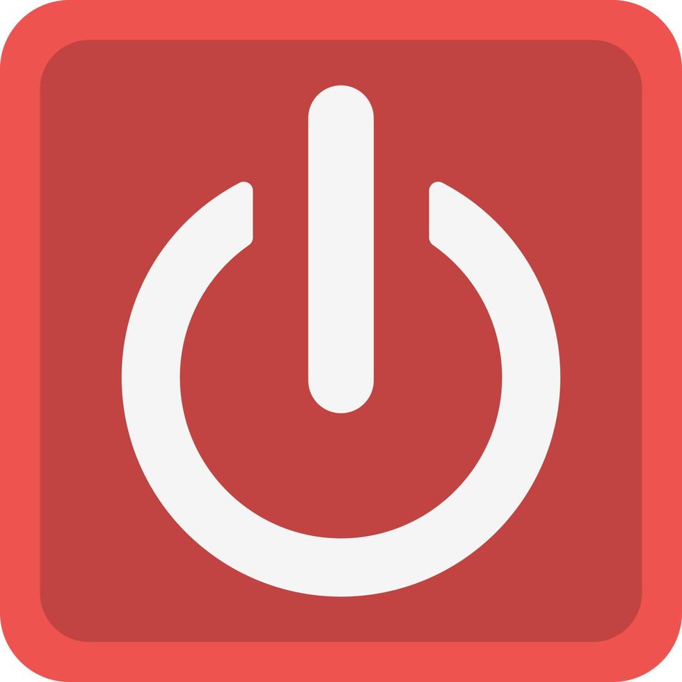 Power Button Vector Icon Design