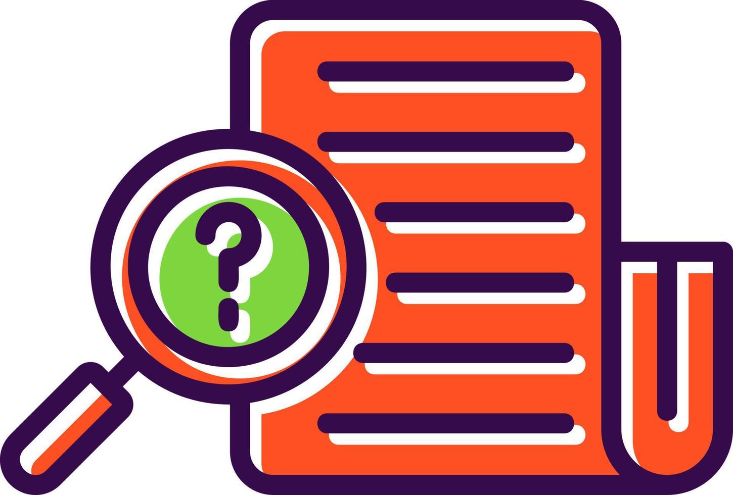 Interrogation Vector Icon Design