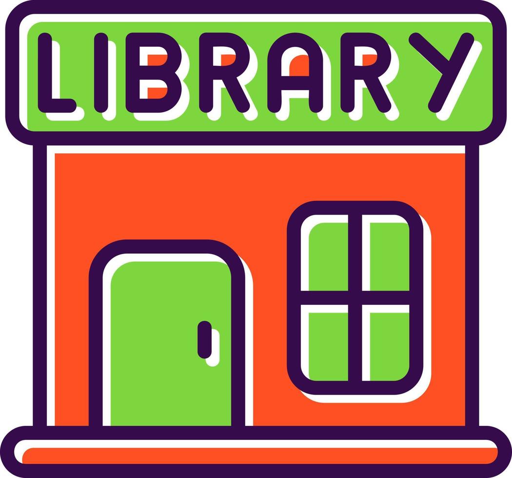 Library Vector Icon Design