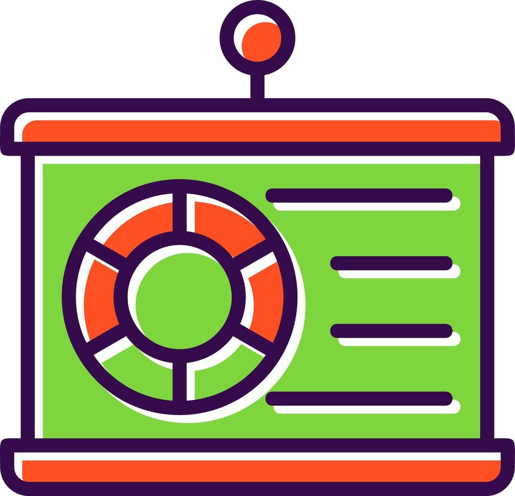 Presentation Vector Icon Design