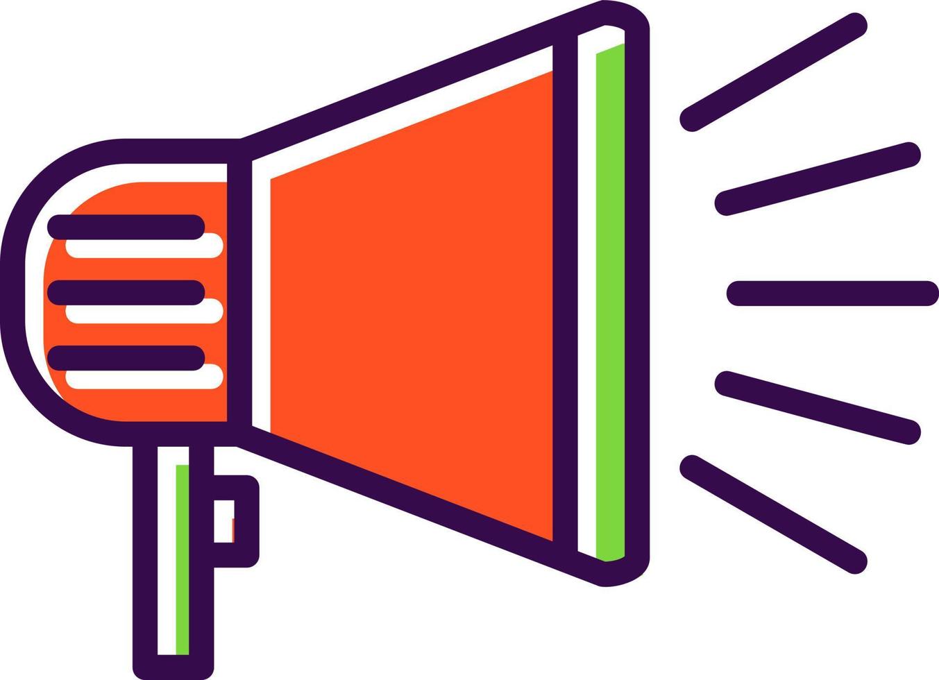 Loud Speaker Vector Icon Design