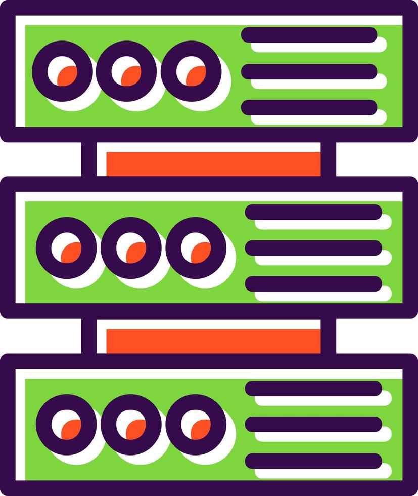 Big Data Vector Icon Design
