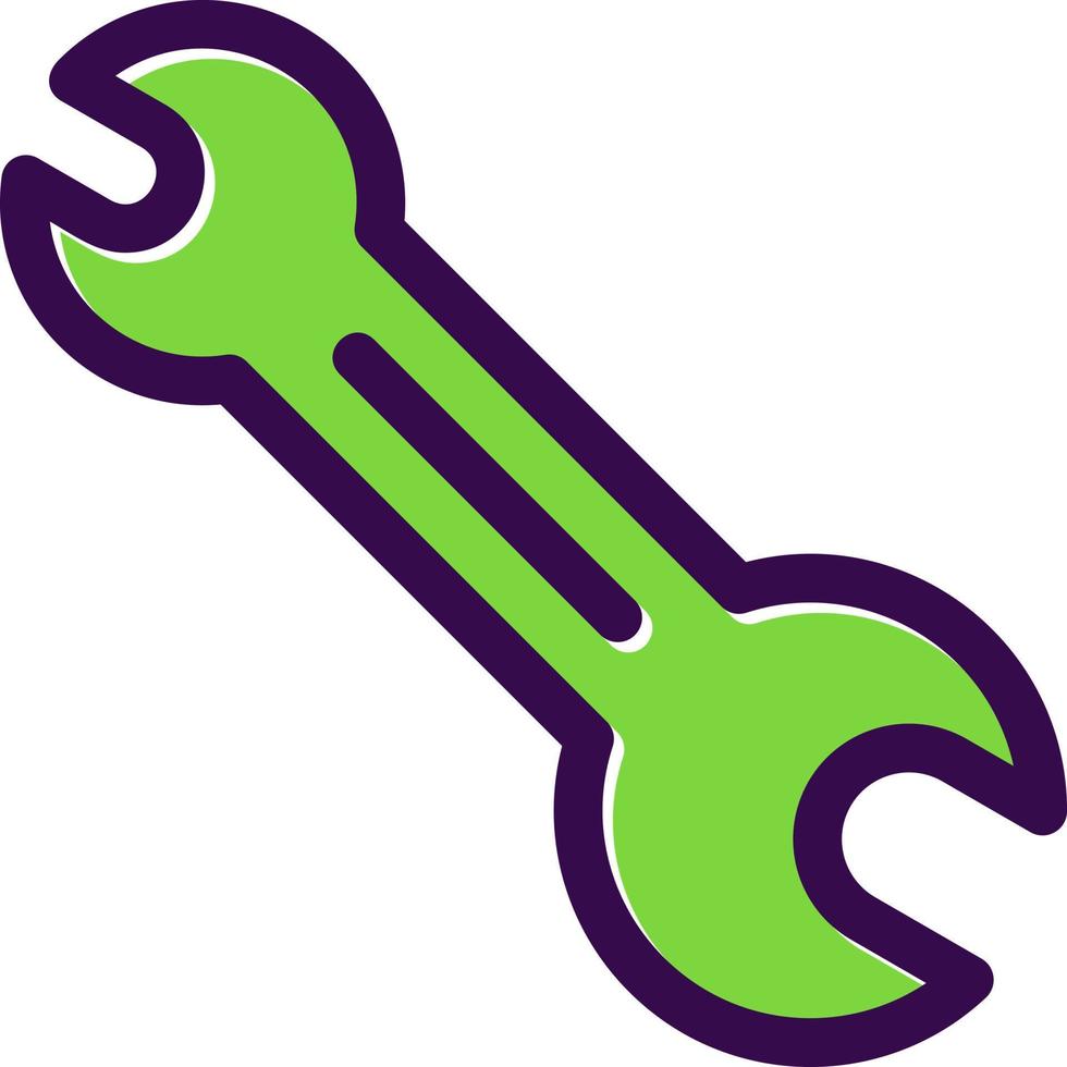 Wrench Vector Icon Design