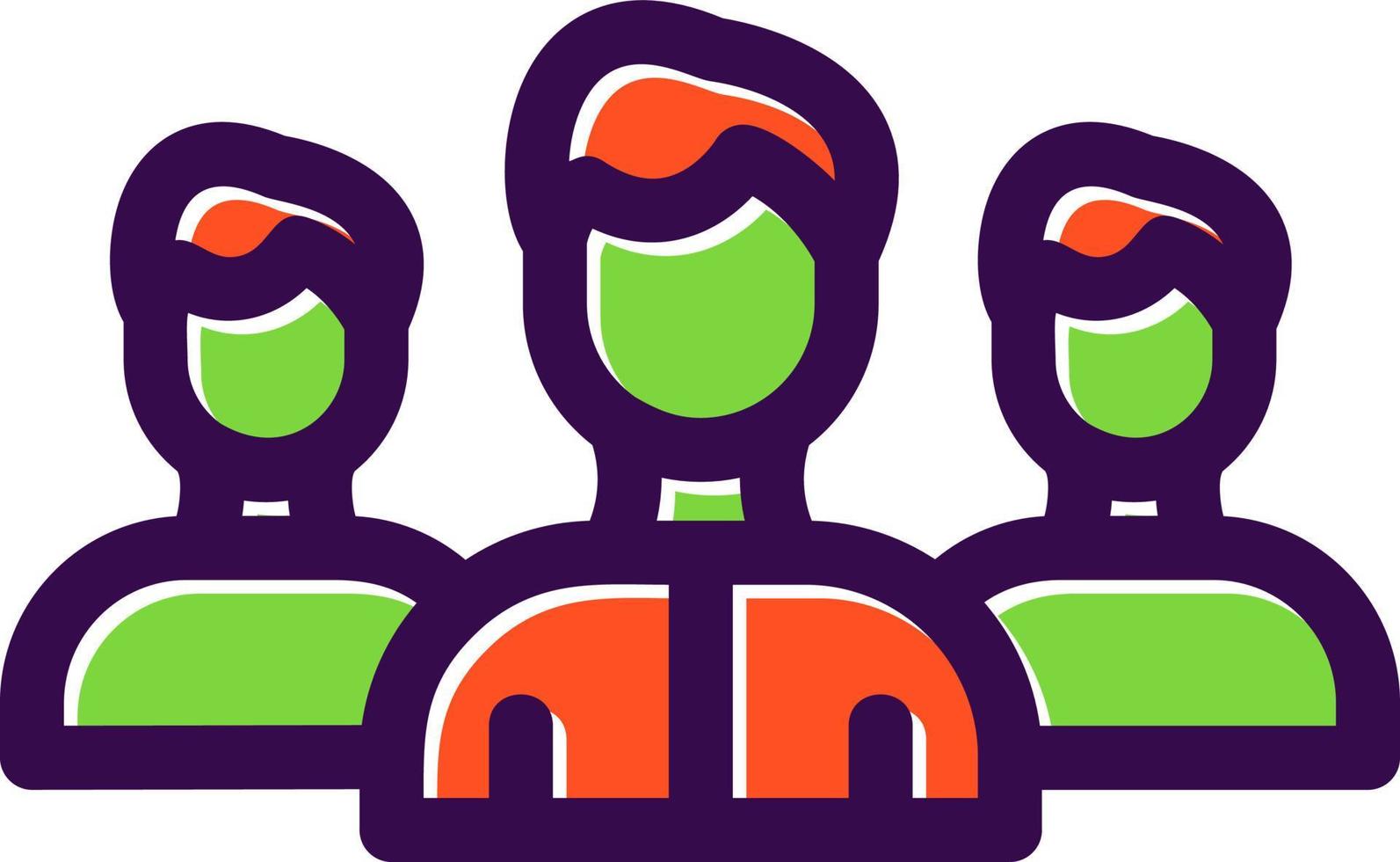 Team Vector Icon Design