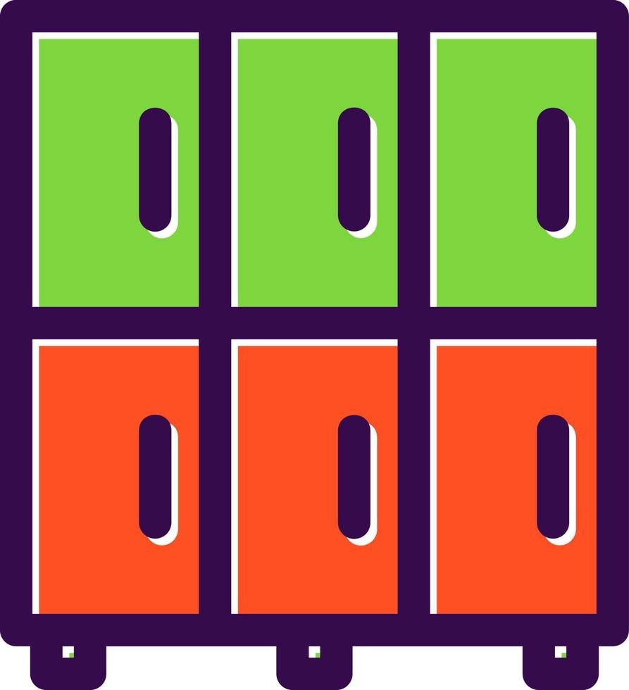 Locker Vector Icon Design
