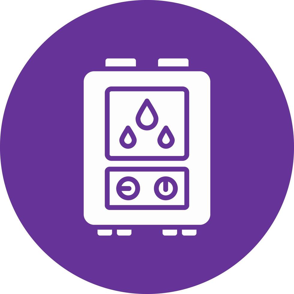 Water Boiler Vector Icon