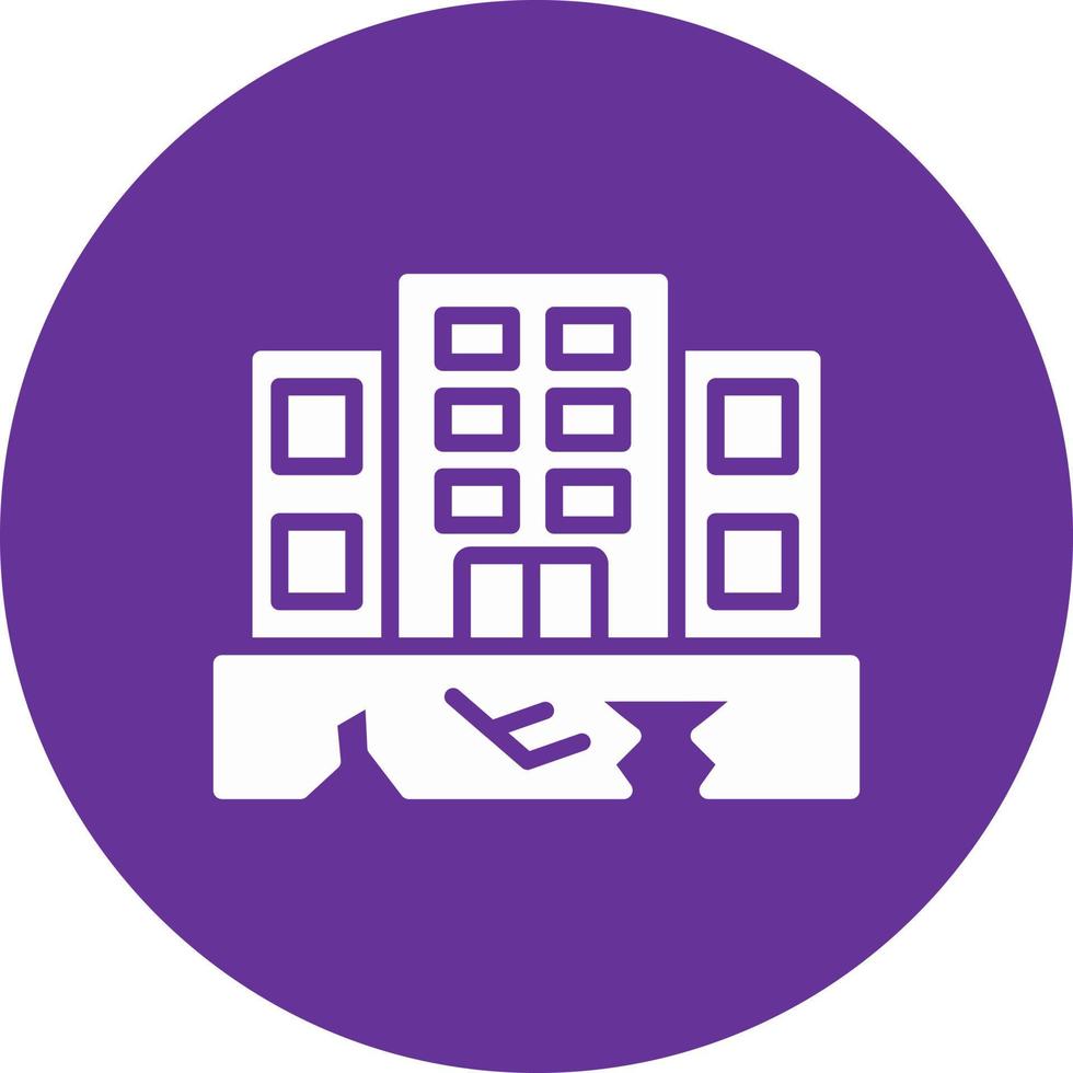 Earthquake Vector Icon