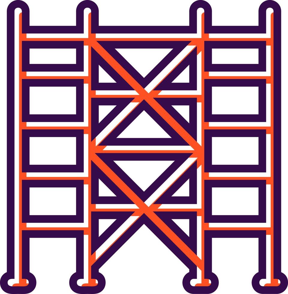 Scaffolding Vector Icon Design