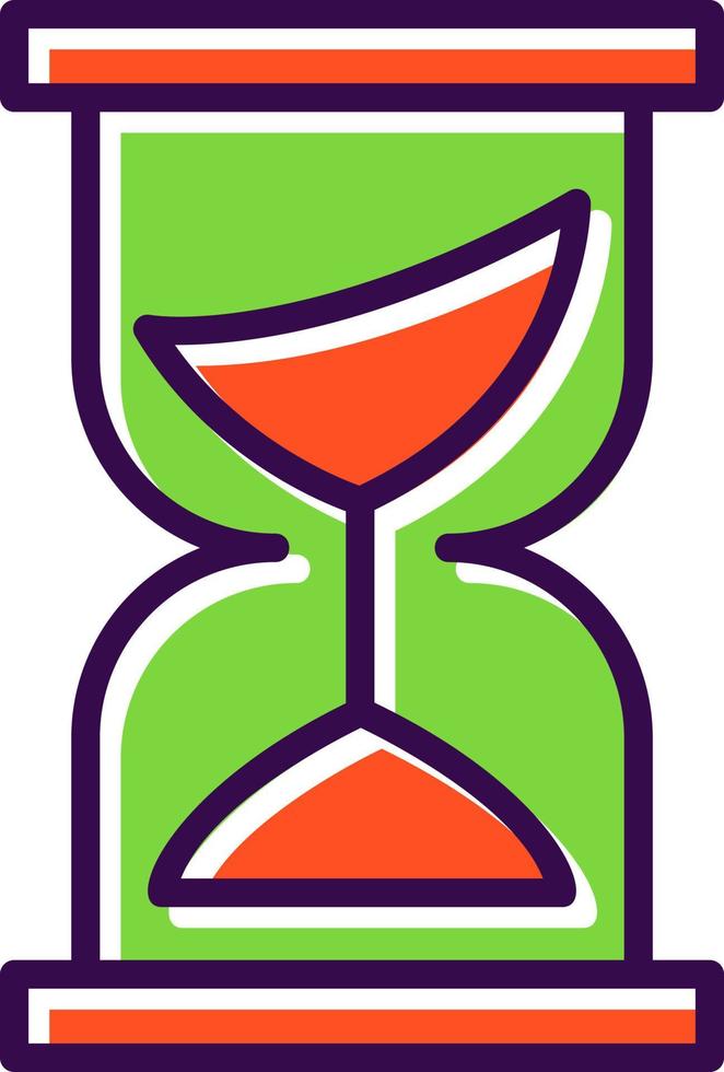 Hourglass Vector Icon Design