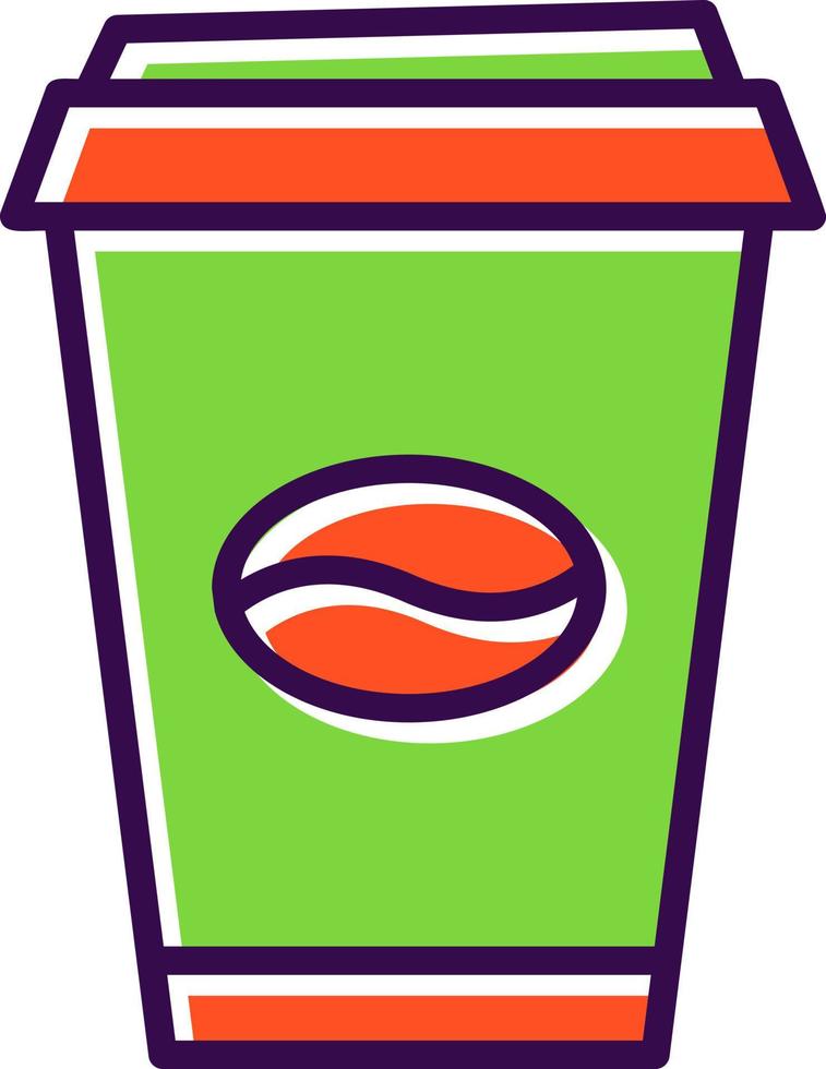 Coffee Cup Vector Icon Design