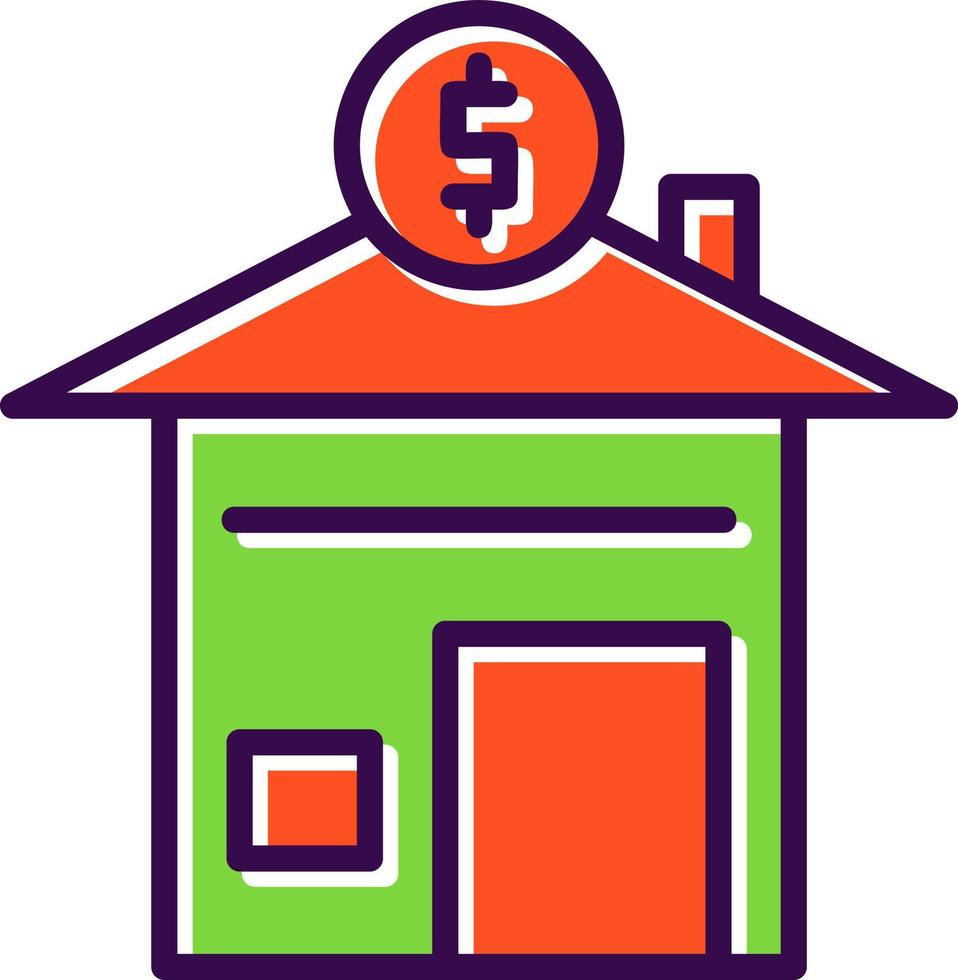 Mortgage Loan Vector Icon Design