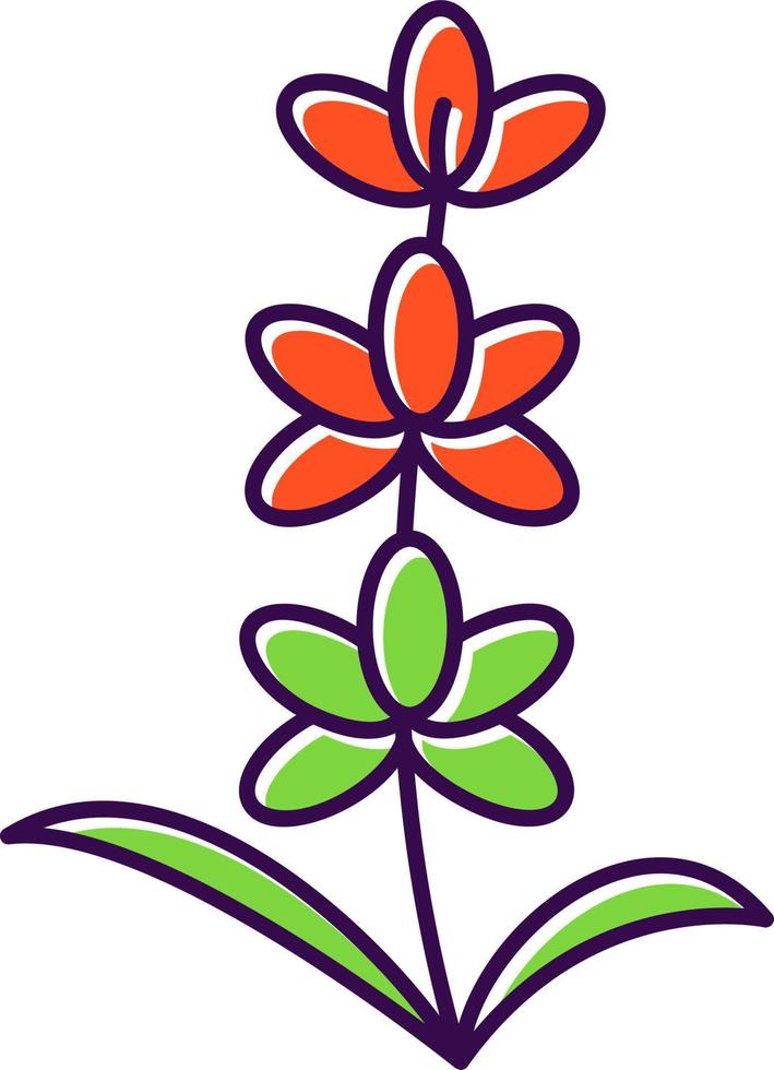 Lavender Vector Icon Design